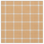Pale Orange Windowpane Gingham Plaid Fabric