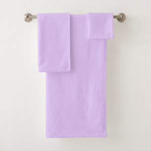 Pale Orchid Purple Bath Towel Set