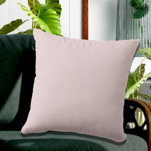 PALE PASTEL PINK  solid color pillow