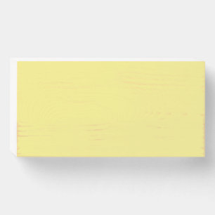Pale Peach,Primrose,Sandwisp, Wooden Box Sign