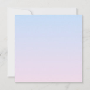 Pale Pink and Blue Gradient Background Invitation