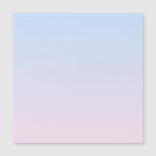 Pale Pink and Blue Gradient Background Magnetic Invitation