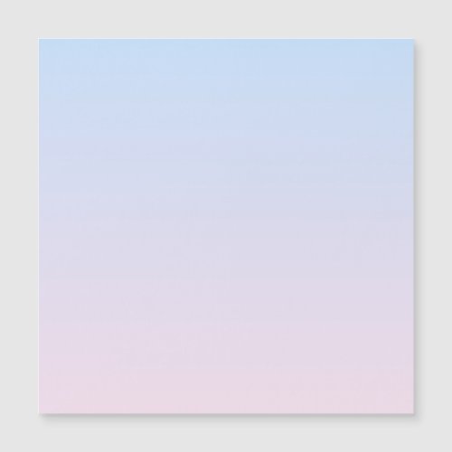 Pale Pink and Blue Gradient Background Magnetic Invitation