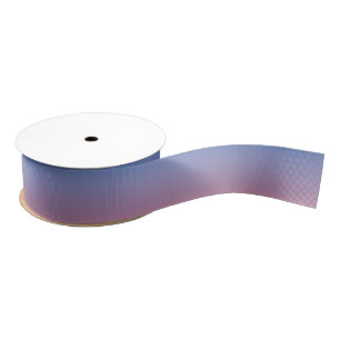 Pale pink and blue gradient ombre grosgrain ribbon