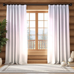 Pale pink and blue ombre blackout curtains