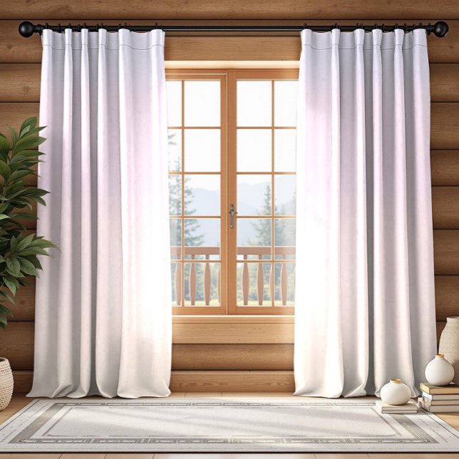 Pale pink and blue ombre blackout curtains (Creator Uploaded)