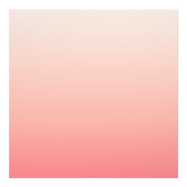Pale pink and peach gradient photo print (Front)