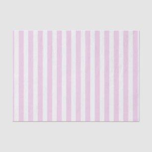 Pale pink and white candy stripes tissue paper
