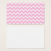 Pale Pink and White Zigzag Pattern. (Front & Back)