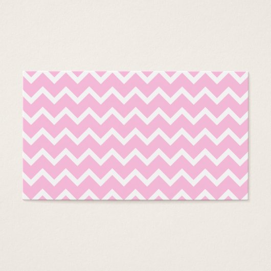 Pale Pink and White Zigzag Pattern. (Front)
