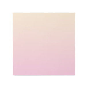Pale pink and yellow gradient background gallery wrap