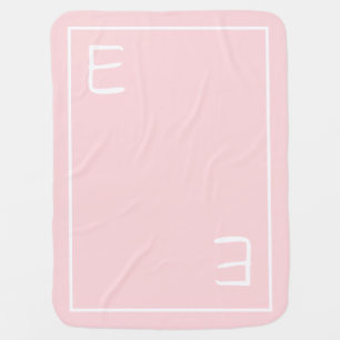 pale pink baby blanket