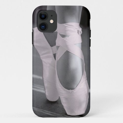 Pale Pink Ballet Shoes iPhone 11 Case