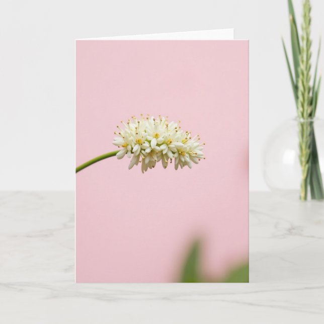 Pale Pink Blossom Mothers Day Card (Front)