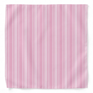 Pale pink candy stripes bandana