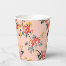 Pale Pink Chinoiserie Floral