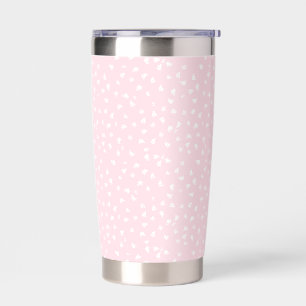 Pale Pink Ditsy Floral Insulated Tumbler