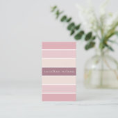 Pale pink feminine minimalist elegant modern card (Standing Front)