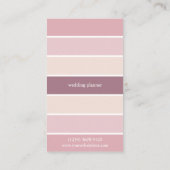 Pale pink feminine minimalist elegant modern card (Back)