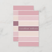 Pale pink feminine minimalist elegant modern card (Front/Back)