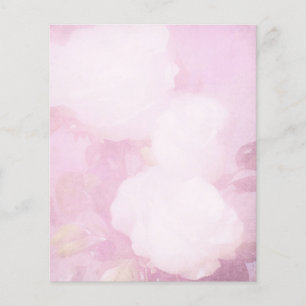 Pale Pink Floral Scrapbook Paper