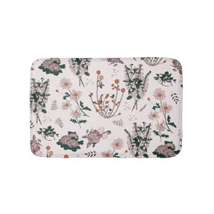 Palepink Bath Mats Rugs Zazzle