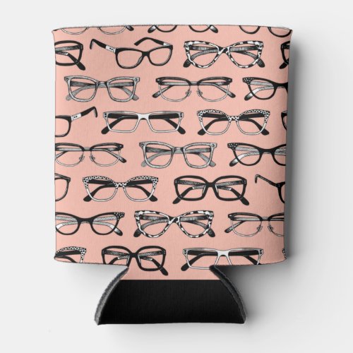 Pale Pink Glasses Eyeglasses Eyewear Can Cooler