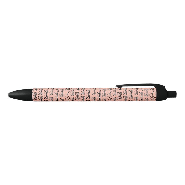 Pale Pink Glasses, Eyeglasses, Eyewear Pen (Top)