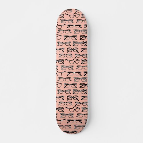 Pale Pink Glasses Eyeglasses Eyewear Skateboard