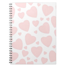 Pale Pink Hearts