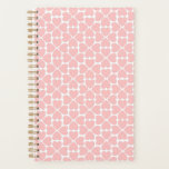 Pale Pink Hearts Planner<br><div class="desc">A simple but pretty pink heart design for your planner. The hearts form a four-leaf clover pattern.</div>