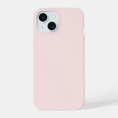Pale Pink  iPhone 15 Case