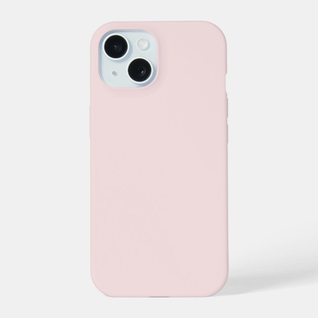 Pale Pink  iPhone 15 Case (Back)