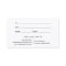 pale pink opal gift certificate card