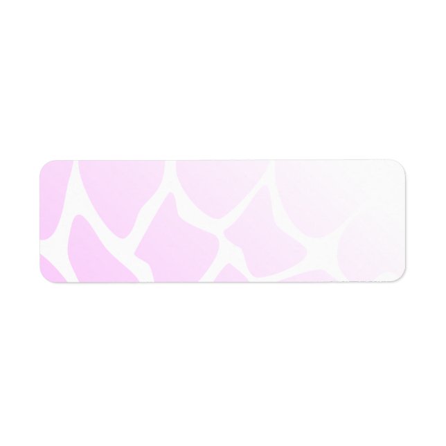 Pale Pink Pattern. Label (Front)