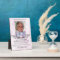 Pale Pink Photo Memorial Plaque