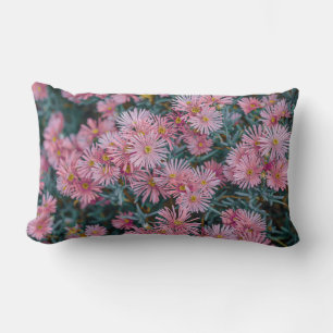 Pale Pink Purple Wild Flowers Pillow Cushion