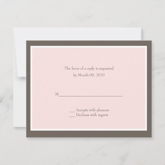 Pale Pink Reply cards (Front)