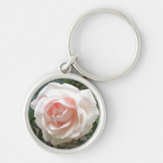 Pale Pink Rose Keychain
