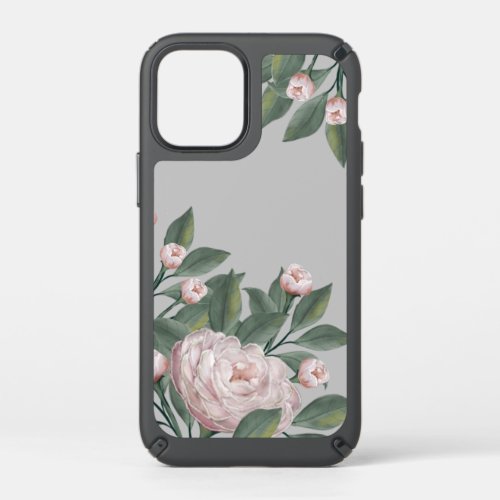 Pale Pink Roses With editable background    Speck iPhone 12 Mini Case