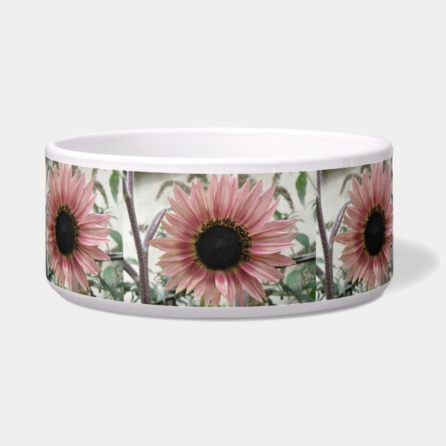 Pale Pink Sunflower Bowl (Front)