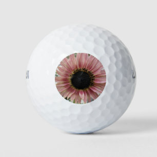 Pale Pink Sunflower Golf Balls