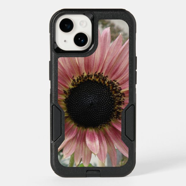 Pale Pink Sunflower Otterbox iPhone Case (Back)