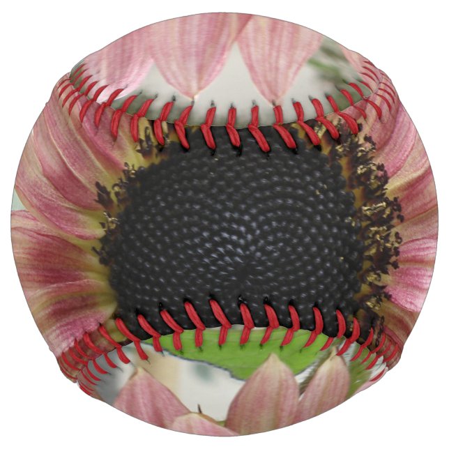 Pale Pink Sunflower Softball (Front)