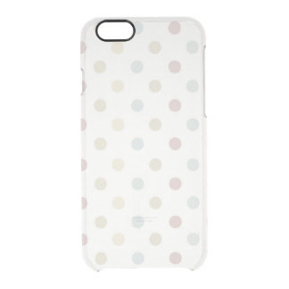 Pale Polka Dot Clear iPhone 6/6S Case