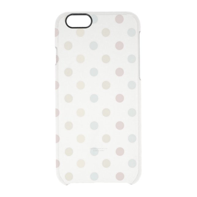 Pale Polka Dot Uncommon iPhone Case (Back)