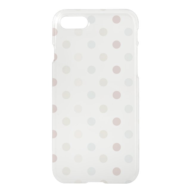 Pale Polka Dot Uncommon iPhone Case (Back)