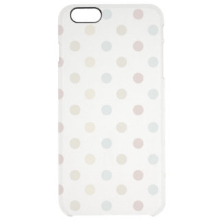 Pale Polka Dot Clear iPhone 6 Plus Case