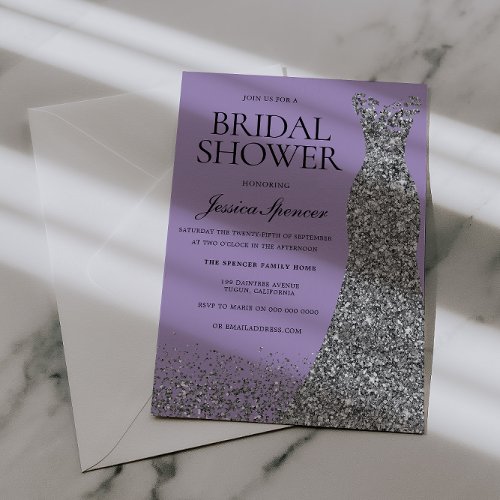 Pale Purple Elegance Bridal Shower