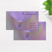 Pale Purple Flower Close Up Business Card (Desk)